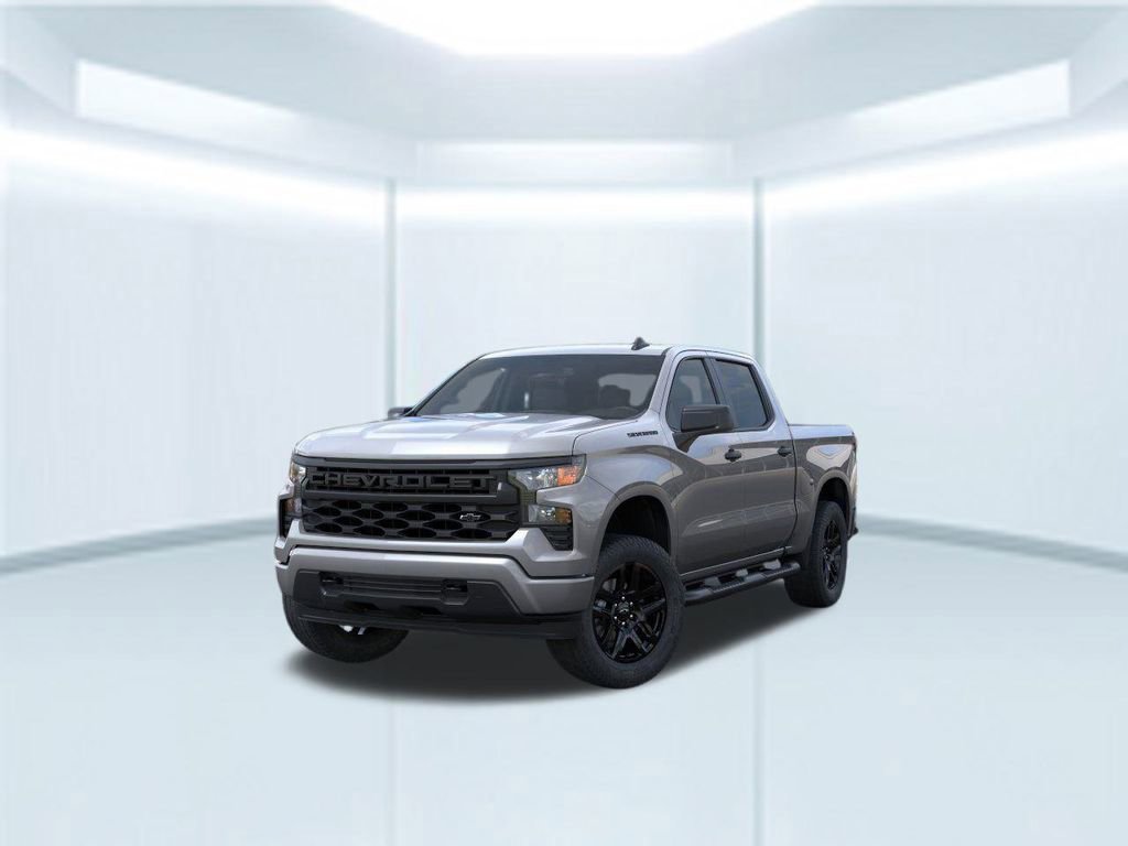 New 2026 Chevrolet Silverado 1500 Custom w/ Turbomax Blackout Package RWD image 4