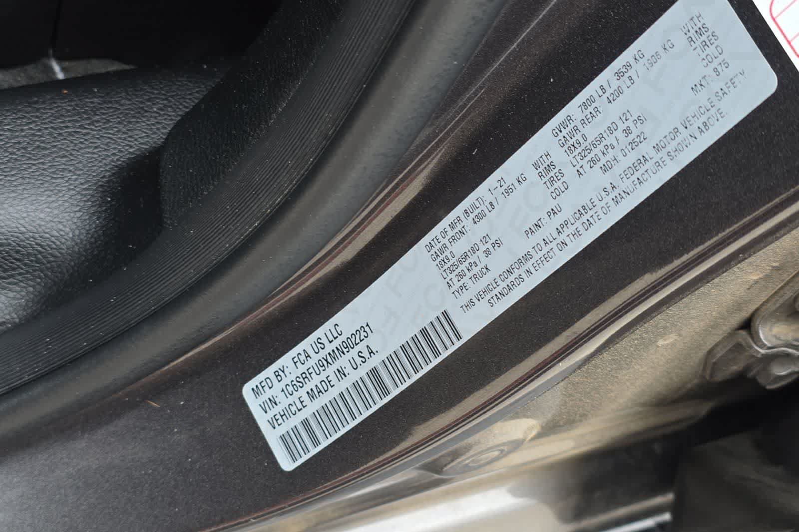 Used 2021 RAM 1500 TRX w/ TRX Level 2 Equipment Group AWD/4WD image 25