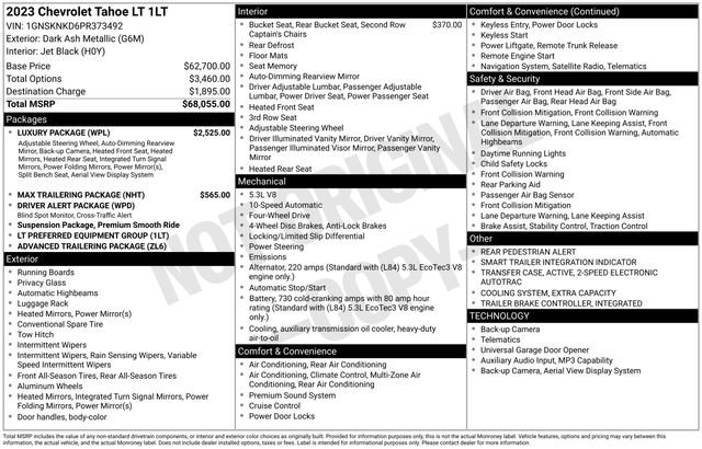 Certified 2023 Chevrolet Tahoe LT w/ Luxury Package image 4