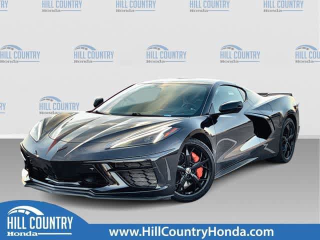 Used 2021 Chevrolet Corvette Stingray Preferred Cpe w/ Z51 Performance Package RWD image 1