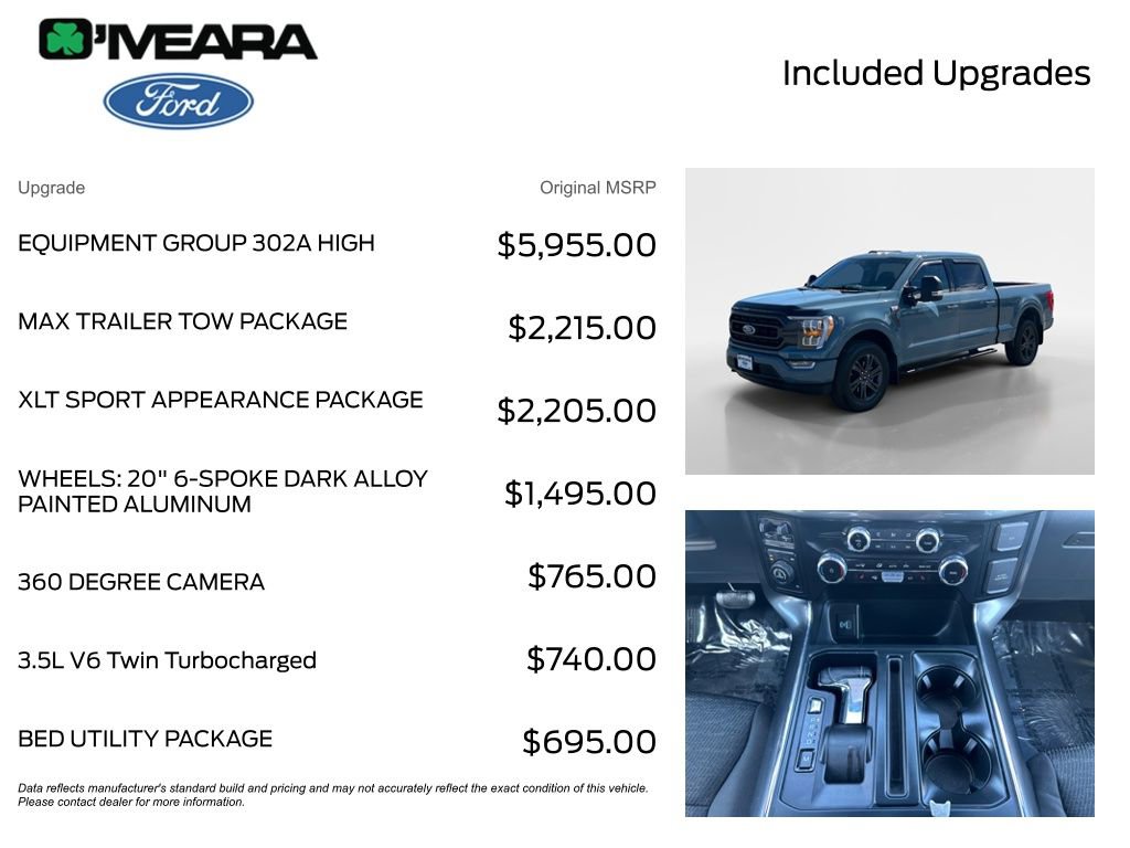 Used 2023 Ford F150 XLT w/ Equipment Group 302A High image 4