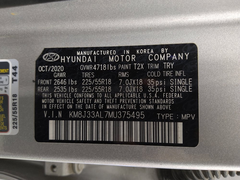 Used 2021 Hyundai Tucson Limited w/ Cargo Package FWD image 33