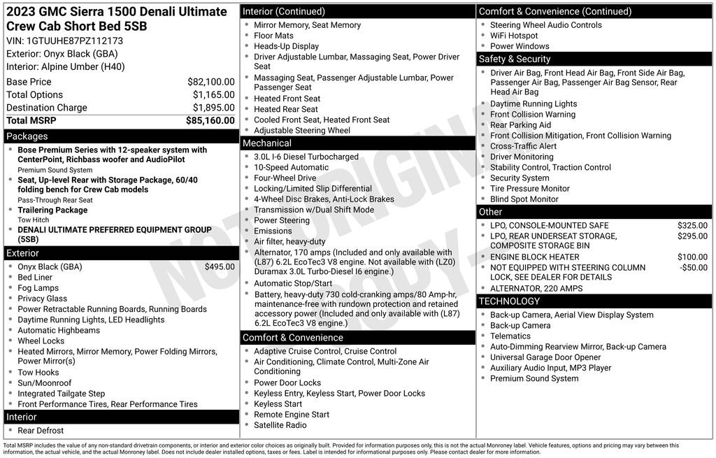 Used 2023 GMC Sierra 1500 Denali Ultimate image 5