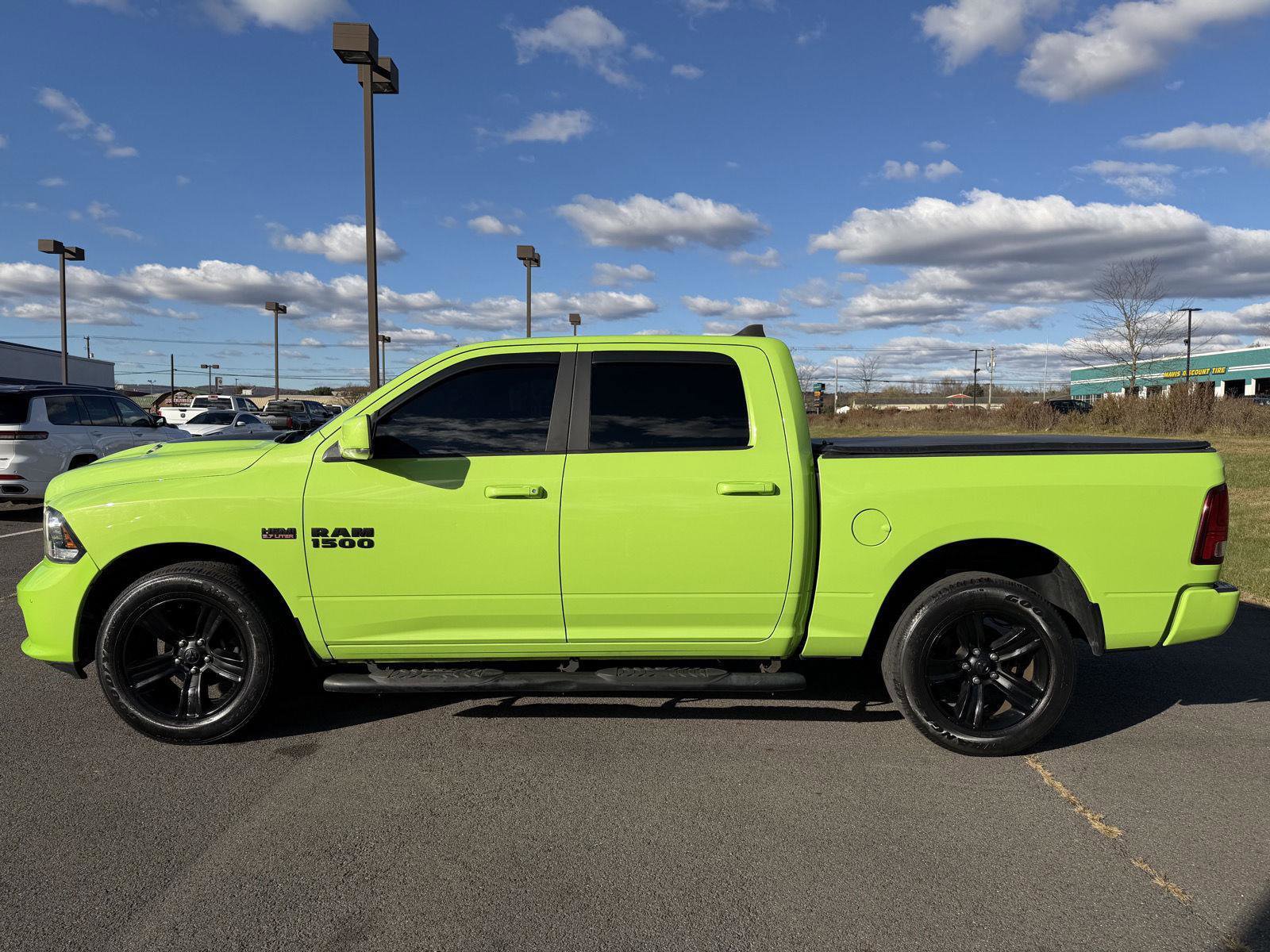Used 2017 RAM 1500 Sport w/ Sublime Green Sport Package image 3