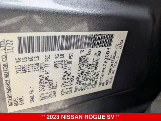 Used 2023 Nissan Rogue SV w/ SV Premium B Package AWD/4WD image 41
