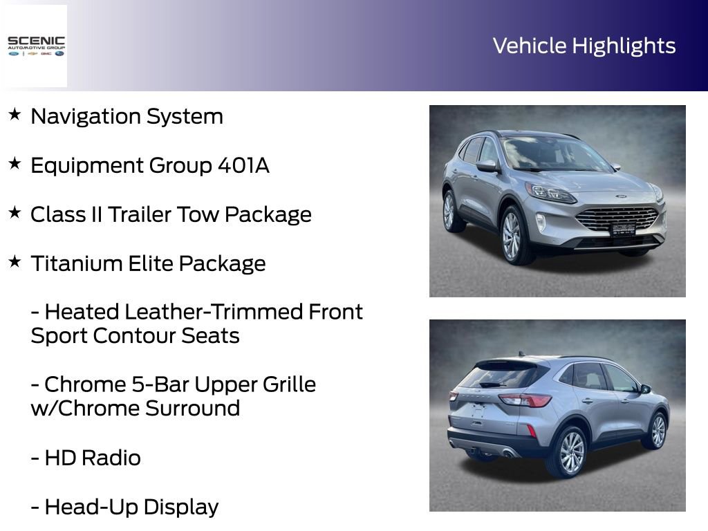 Used 2022 Ford Escape Titanium w/ Titanium Elite Package image 5