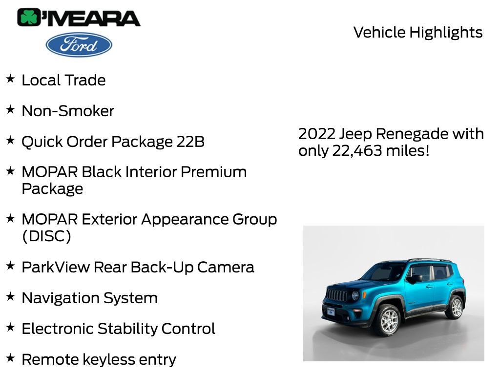 Used 2022 Jeep Renegade Latitude image 7