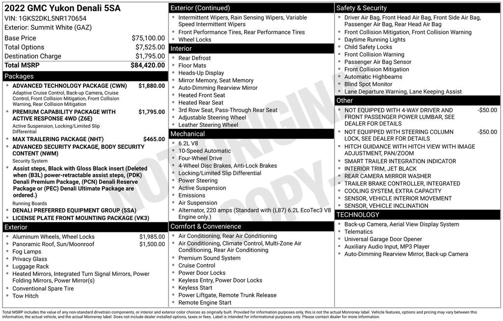 Certified 2022 GMC Yukon Denali w/ Advanced Technology Package image 17