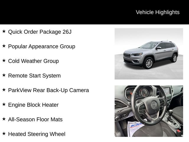 Used 2019 Jeep Cherokee Latitude w/ Cold Weather Group AWD/4WD image 8