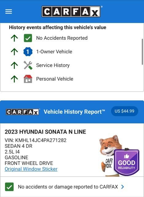 Used 2023 Hyundai Sonata N Line image 4