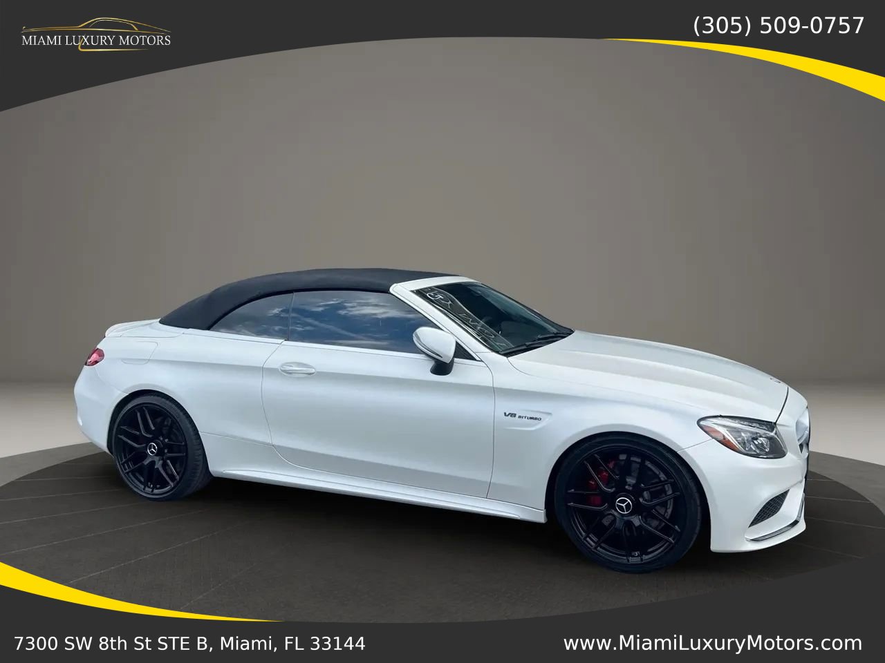 Used 2018 Mercedes-Benz C 63 AMG Cabriolet image 1