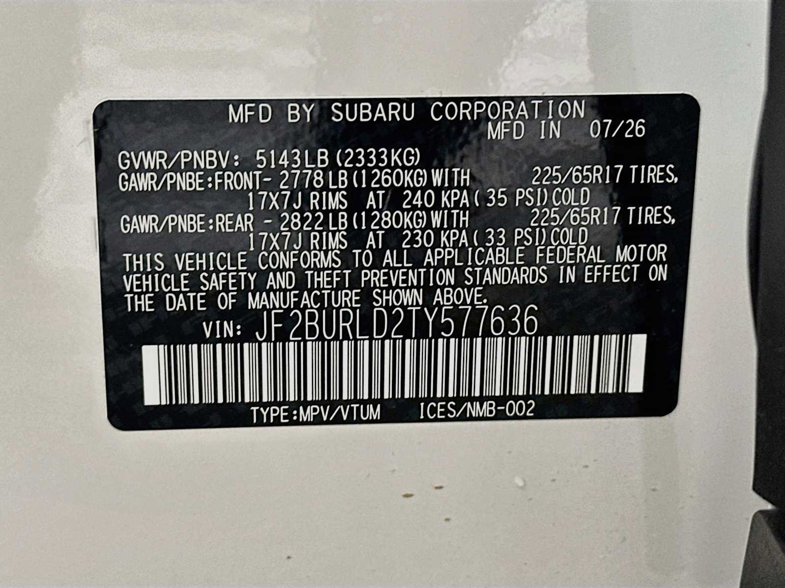 New 2026 Subaru Outback Wilderness AWD/4WD image 31