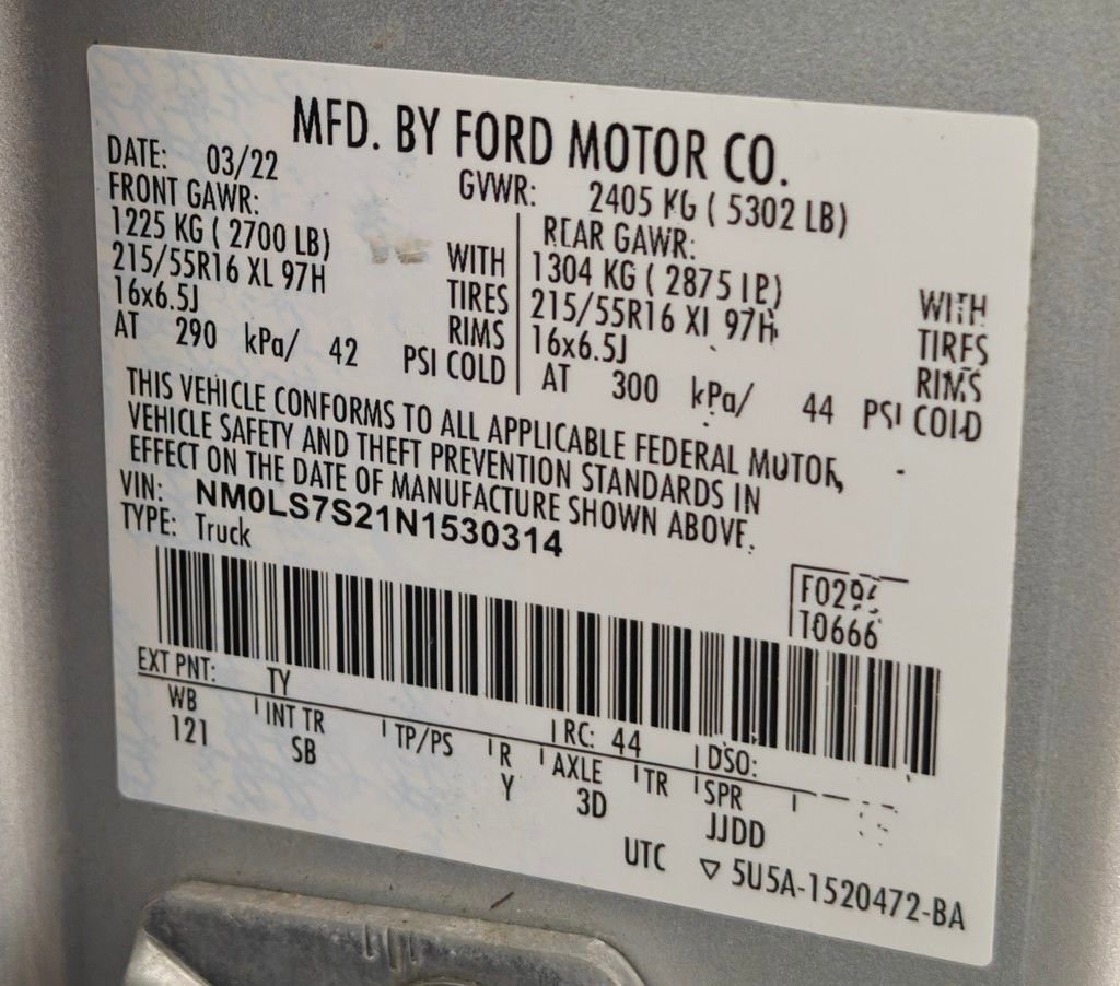 Used 2022 Ford Transit Connect XL FWD image 55