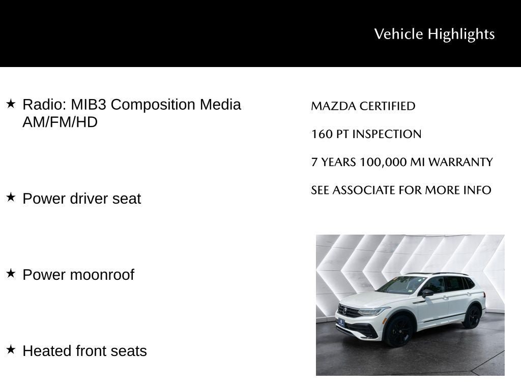 Used 2023 Volkswagen Tiguan SE R-Line AWD/4WD image 6