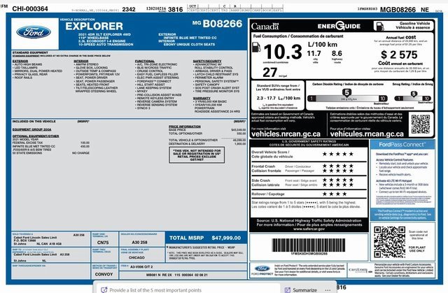 Used 2021 Ford Explorer XLT image 22