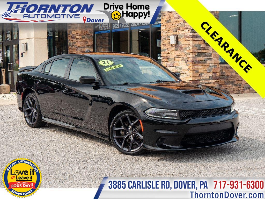 Used 2021 Dodge Charger R/T w/ Blacktop Package RWD image 1