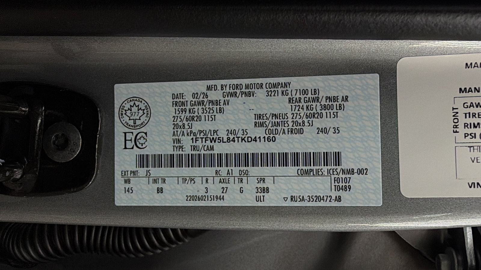 Used 2026 Ford F150 Lariat AWD/4WD image 46