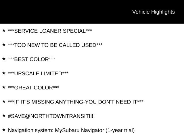 Used 2026 Subaru Outback Limited
