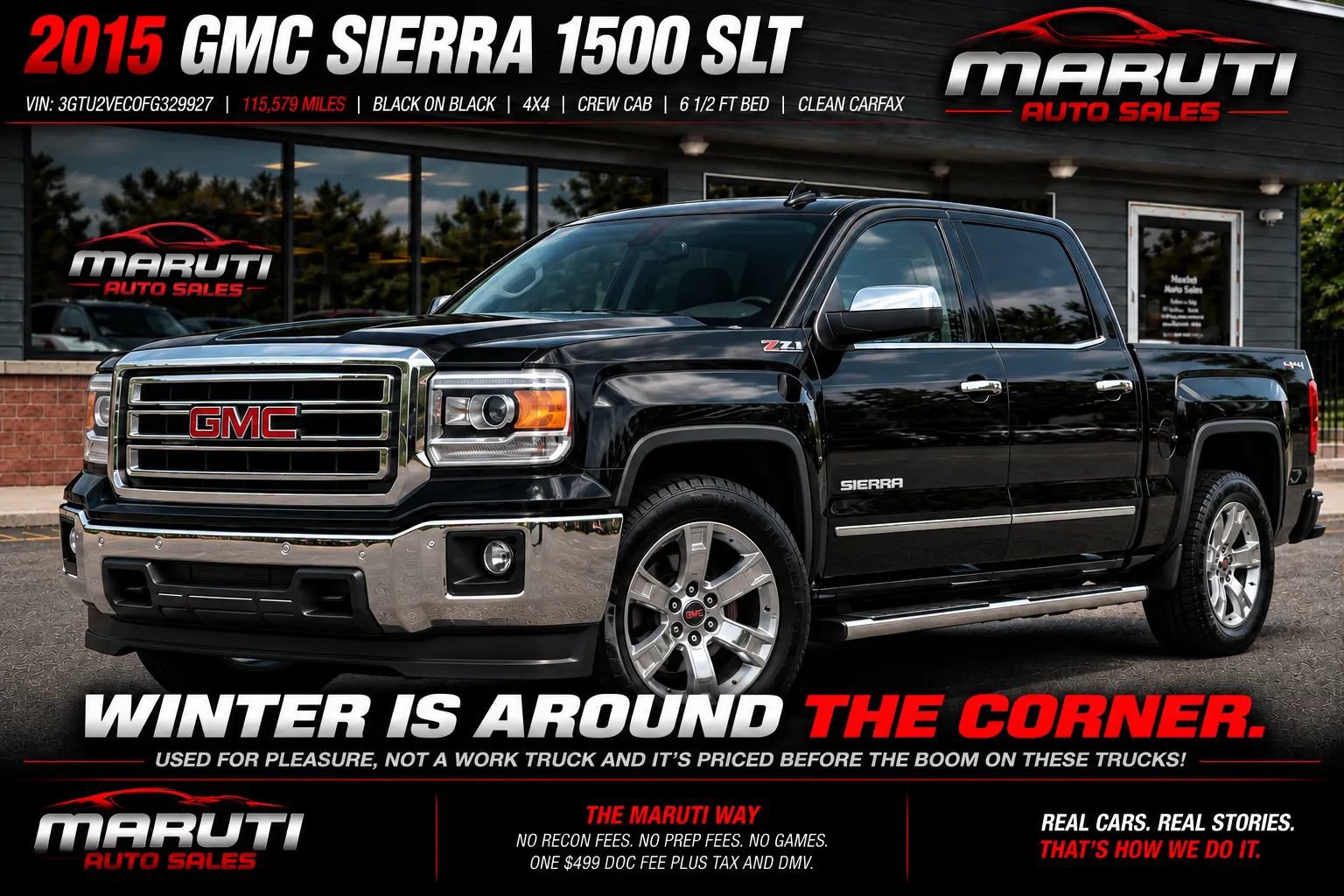Used 2015 GMC Sierra 1500 SLT AWD/4WD image 55