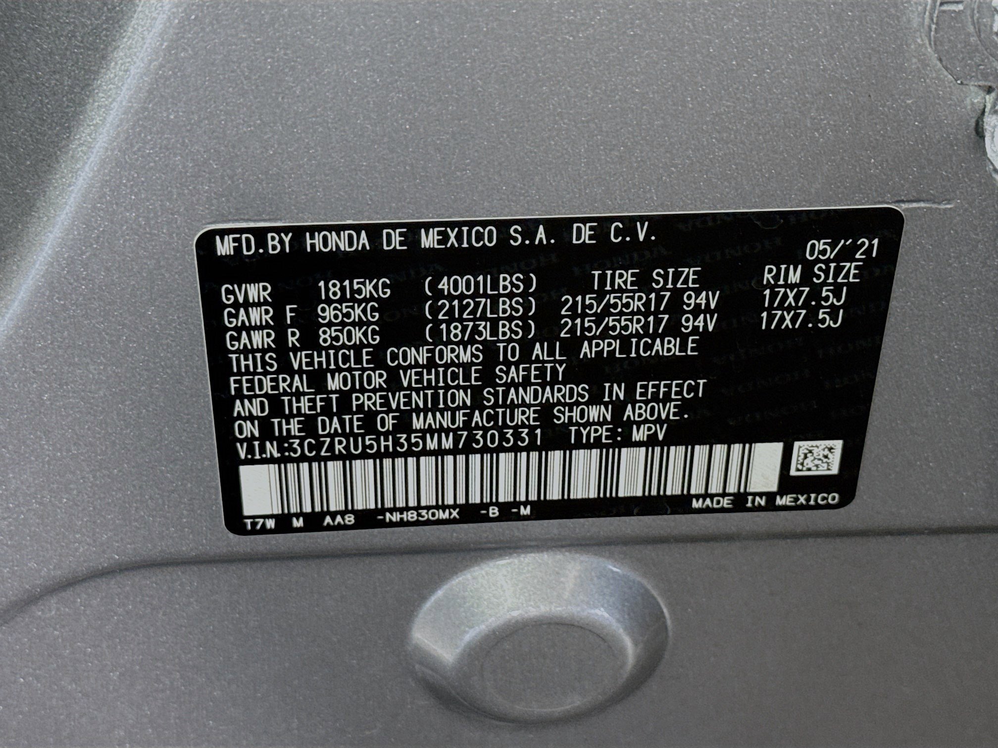 Used 2021 Honda HR-V LX image 39