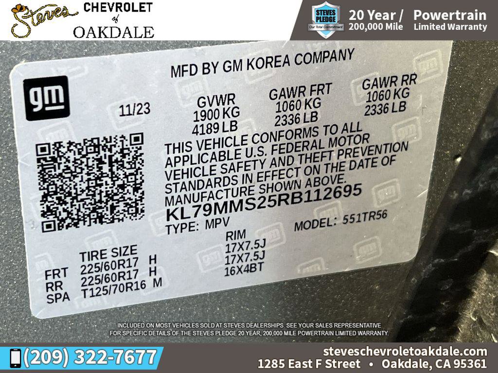 Certified 2024 Chevrolet TrailBlazer LS w/ LS Convenience Package image 35