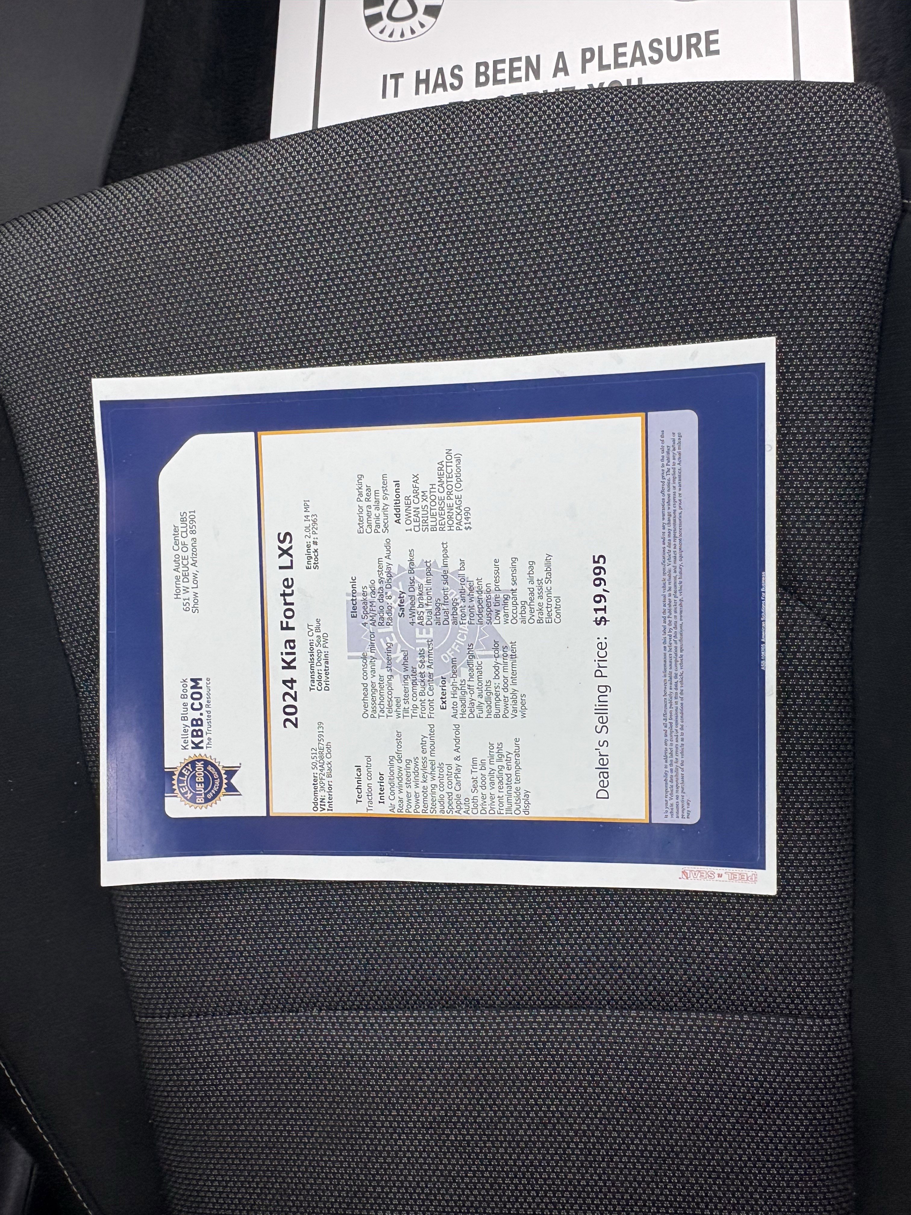 Used 2024 Kia Forte LXS image 26