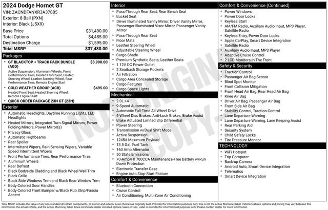 New 2024 Dodge Hornet GT image 15