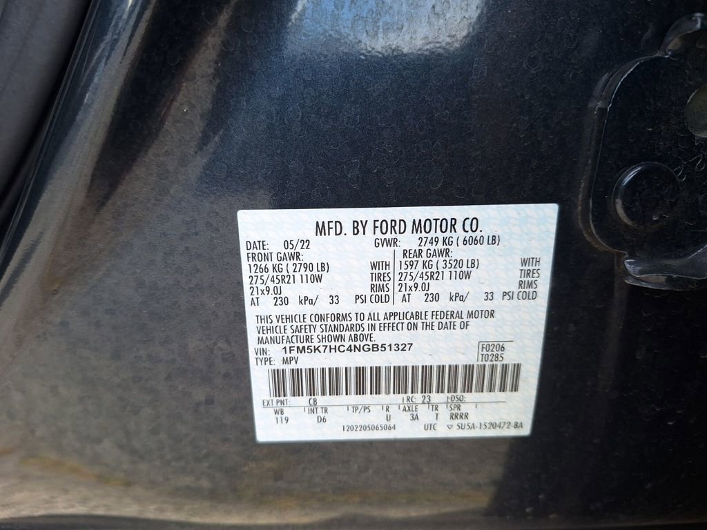 Used 2022 Ford Explorer Platinum w/ Equipment Group 601A image 34