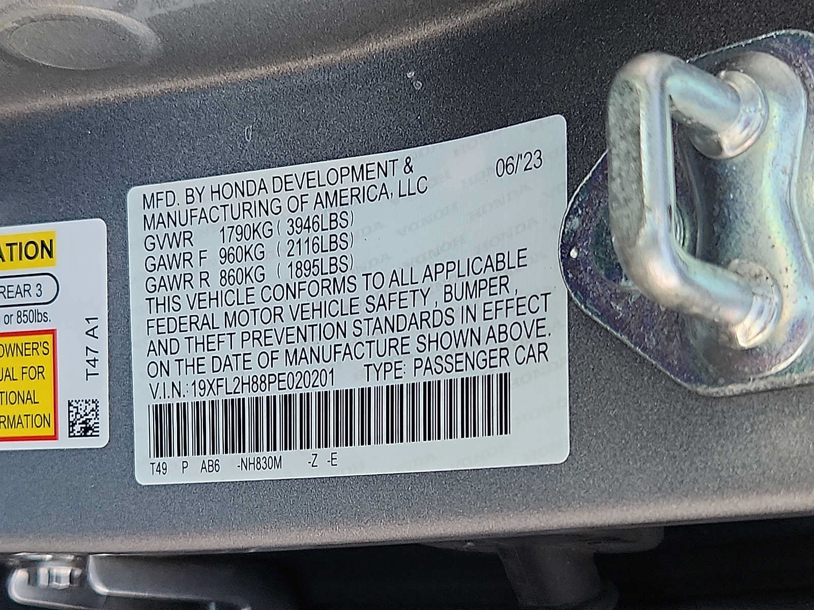 Certified 2023 Honda Civic Sport image 26