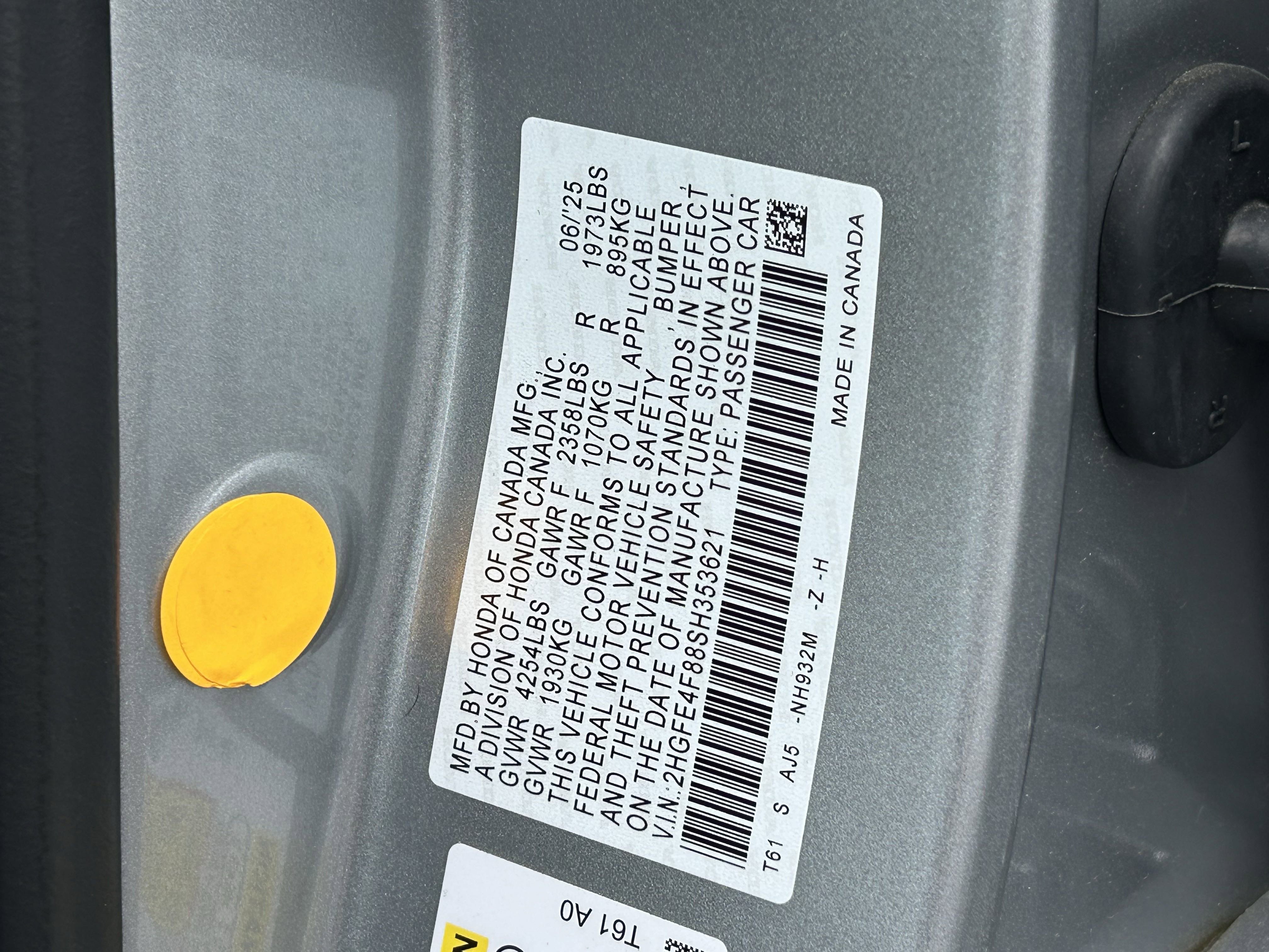 New 2025 Honda Civic Sport Touring image 20