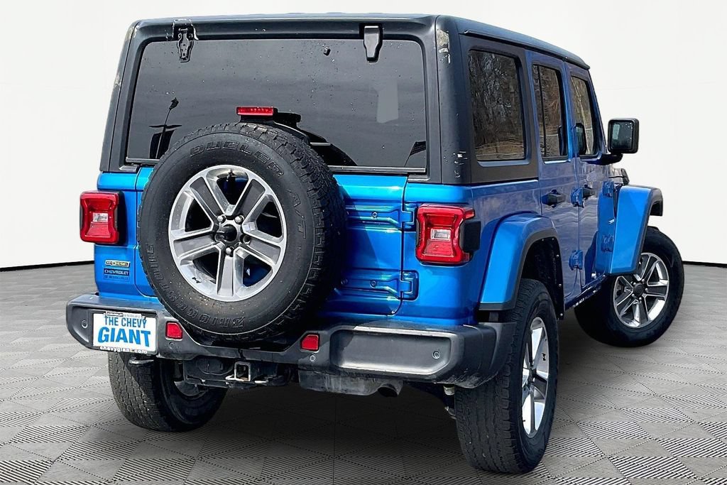 Used 2021 Jeep Wrangler Unlimited Sahara AWD/4WD image 7