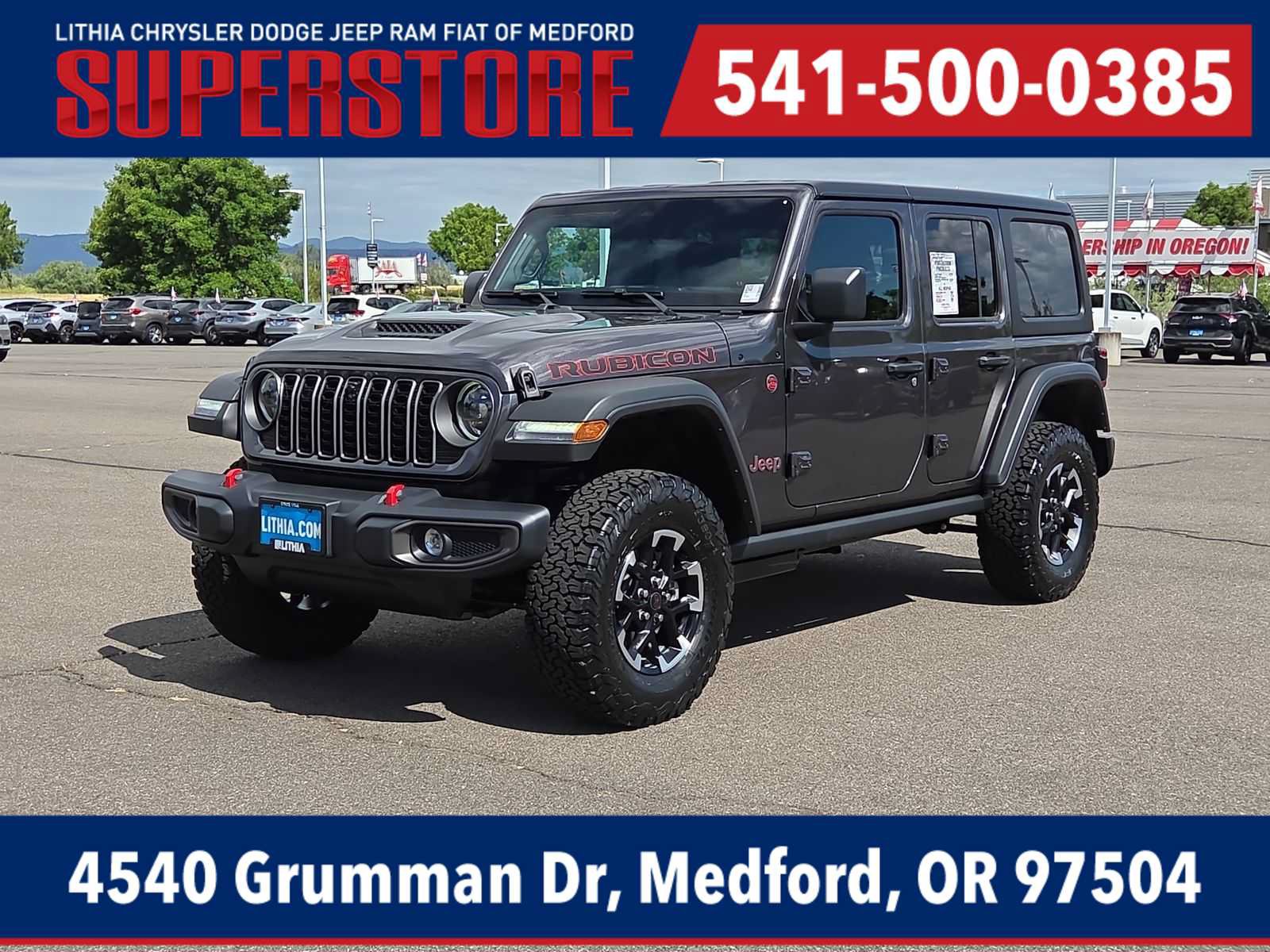 New 2026 Jeep Wrangler Unlimited Rubicon AWD/4WD image 1