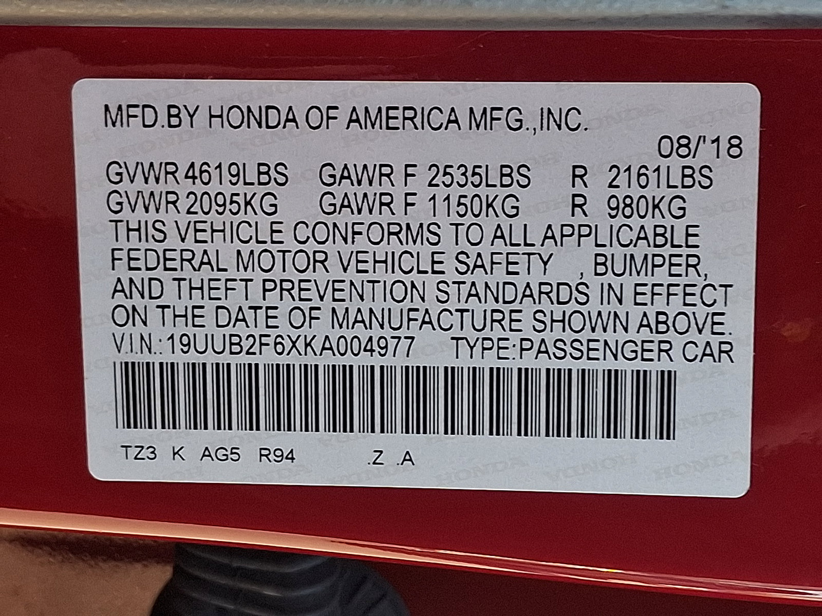 Used 2019 Acura TLX V6 w/ Technology & A-SPEC Pkg image 28