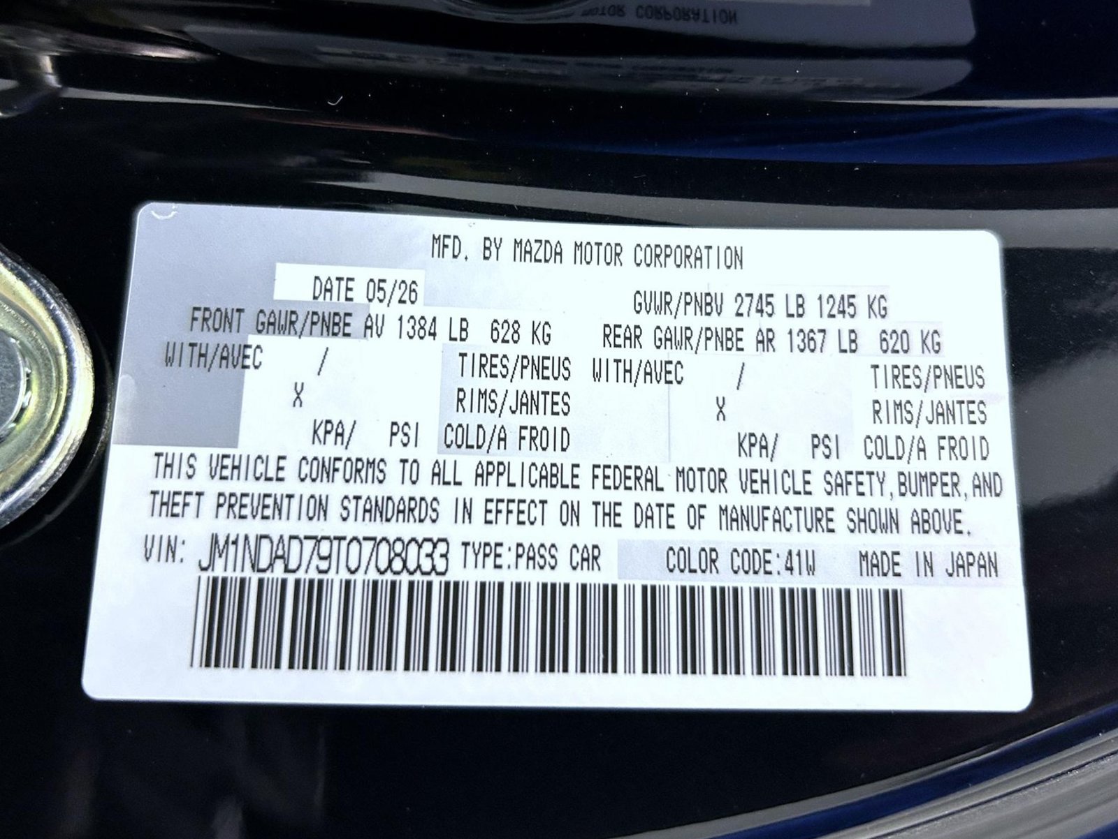 New 2026 MAZDA MX-5 Miata Grand Touring w/ Weather Package RWD image 22
