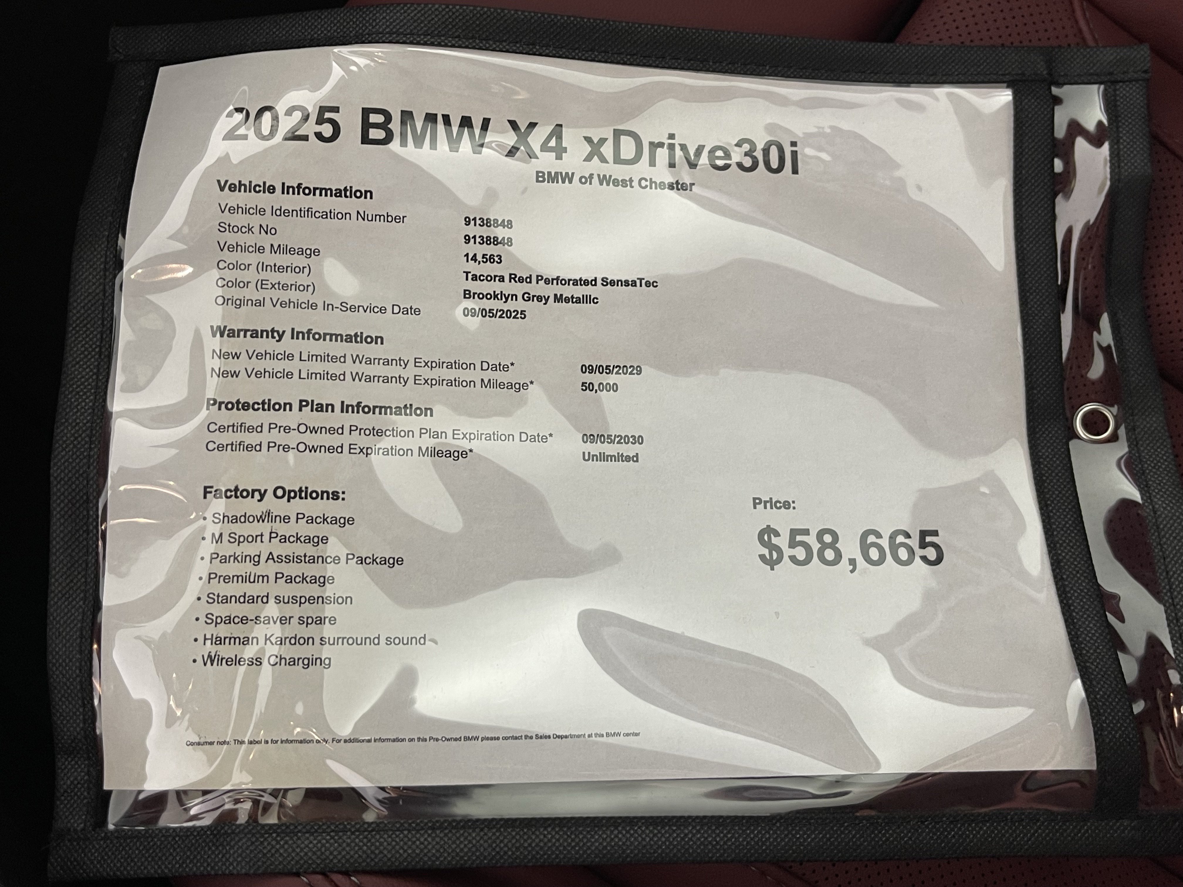 Certified 2025 BMW X4 xDrive30i w/ Premium Package AWD/4WD image 17