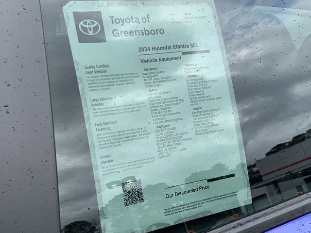 Used 2024 Hyundai Elantra SEL image 36