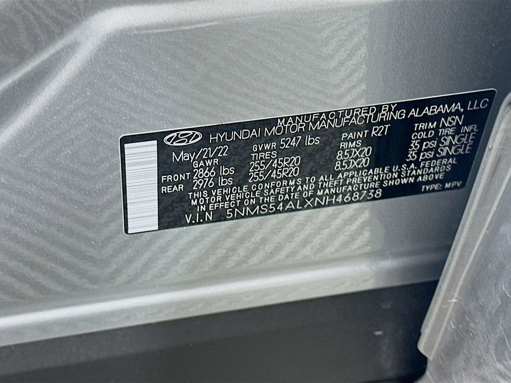 Certified 2022 Hyundai Santa Fe Calligraphy FWD image 33