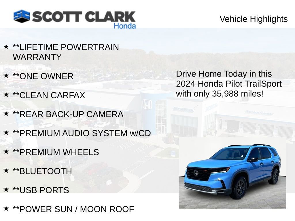 Used 2024 Honda Pilot TrailSport image 11