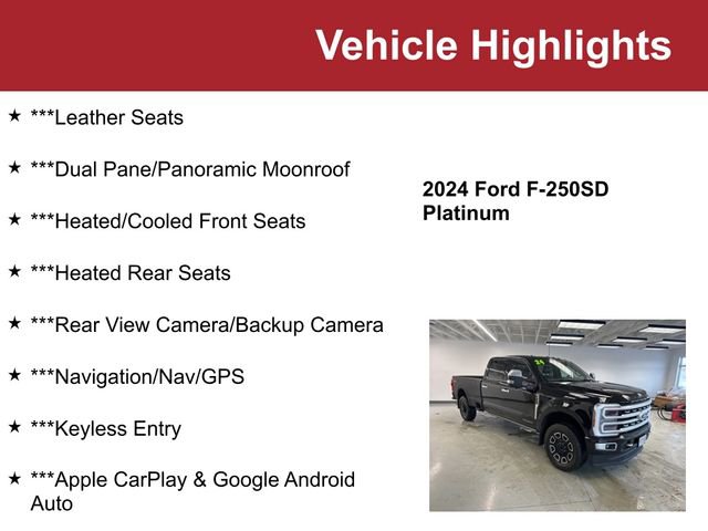 Used 2024 Ford F250 Platinum video 2