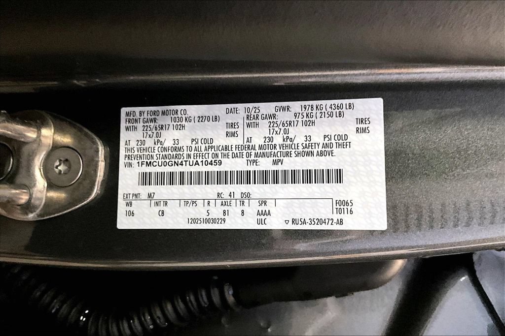 New 2026 Ford Escape Active w/ Tech Pack #1 FWD image 16