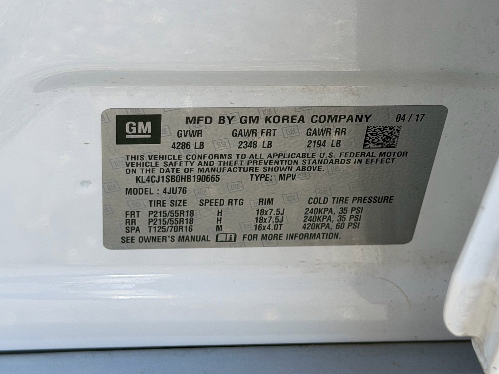 Used 2017 Buick Encore Sport Touring w/ Safety Package image 31