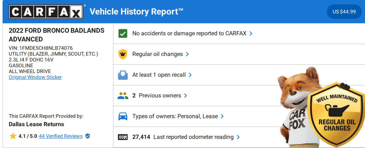 Used 2022 Ford Bronco Badlands w/ Sasquatch Package image 6