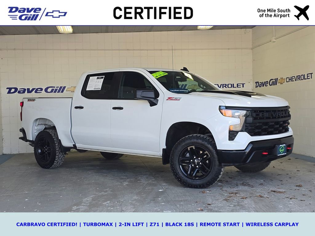 Certified 2022 Chevrolet Silverado 1500 Custom Trail Boss