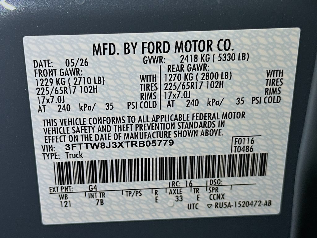 New 2026 Ford Maverick XLT w/ Equipment Group 301A AWD/4WD image 18