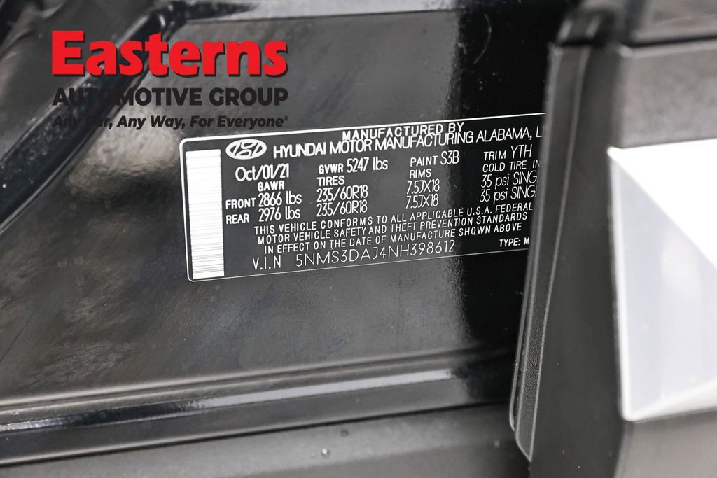 Used 2022 Hyundai Santa Fe SEL w/ Convenience + Premium Package AWD/4WD image 37