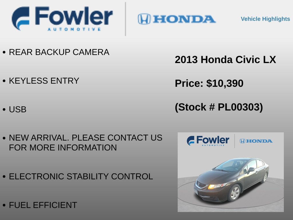 Used 2013 Honda Civic LX image 4