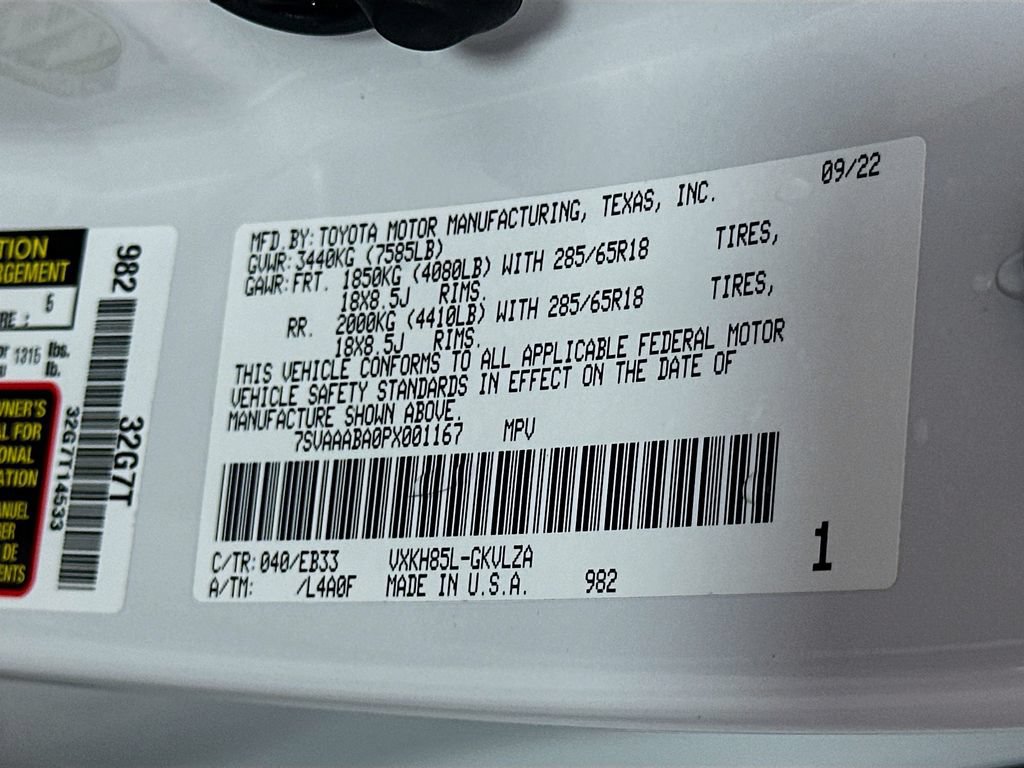 Certified 2023 Toyota Sequoia TRD Pro AWD/4WD image 34