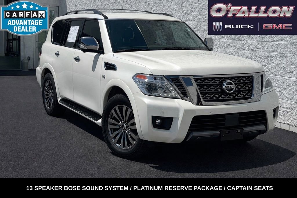 Used 2019 Nissan Armada Platinum w/ Captain's Chairs Package AWD/4WD image 1
