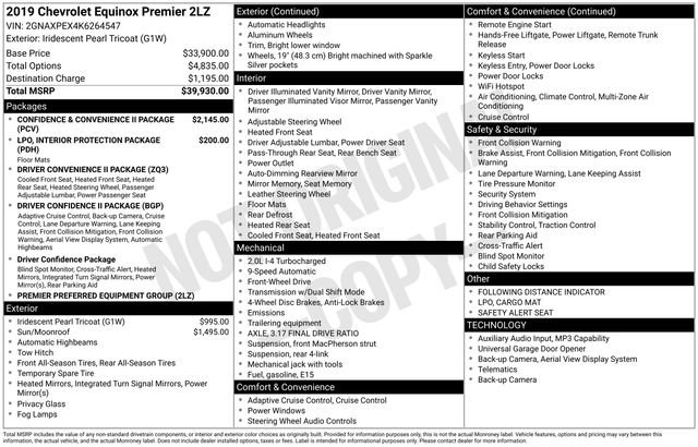Used 2019 Chevrolet Equinox Premier FWD image 5