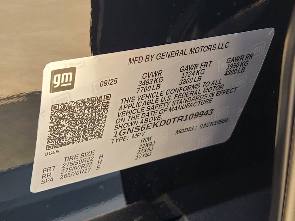 New 2026 Chevrolet Suburban RST w/ Advanced Technology Package image 24